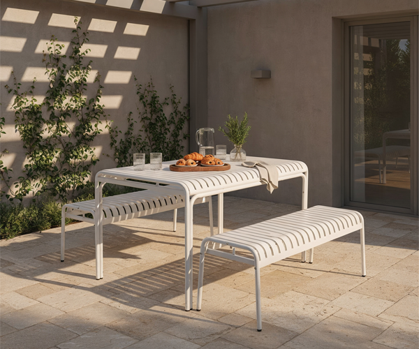 600x500_Luisa white dining table with White Luisa bench