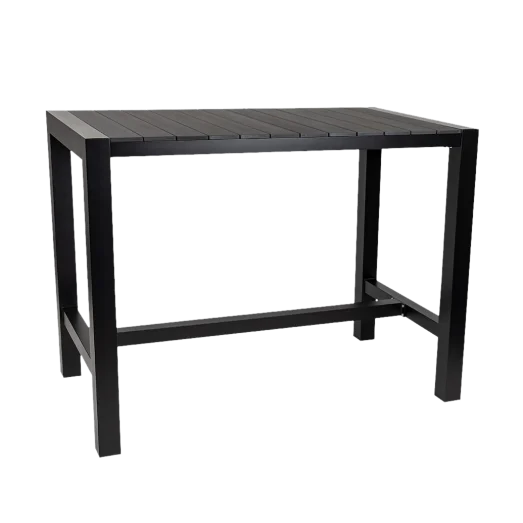 Cannes Aluminium & Polywood Outdoor Bar Table 151 x 80cm