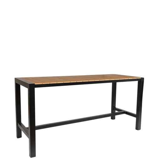 Cannes Aluminium & Polywood Outdoor Bar Table 230 x 90cm