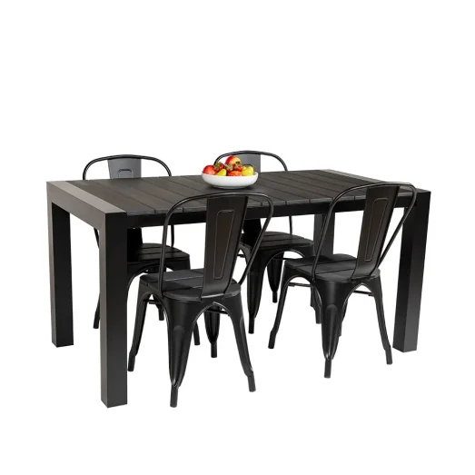 CORSDIN151X80_black_prop_4chairs_angled-2