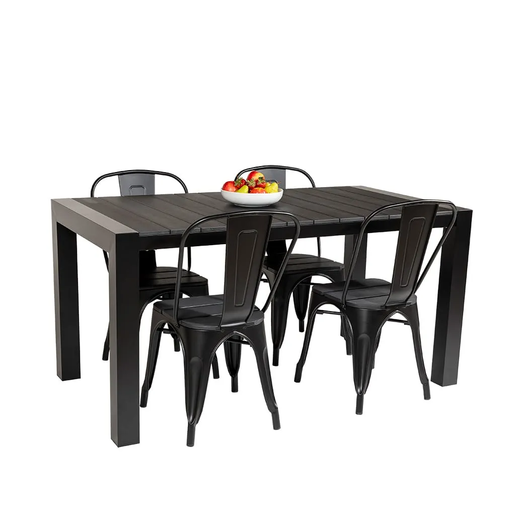 CORSDIN151X80_black_prop_4chairs_angled-2