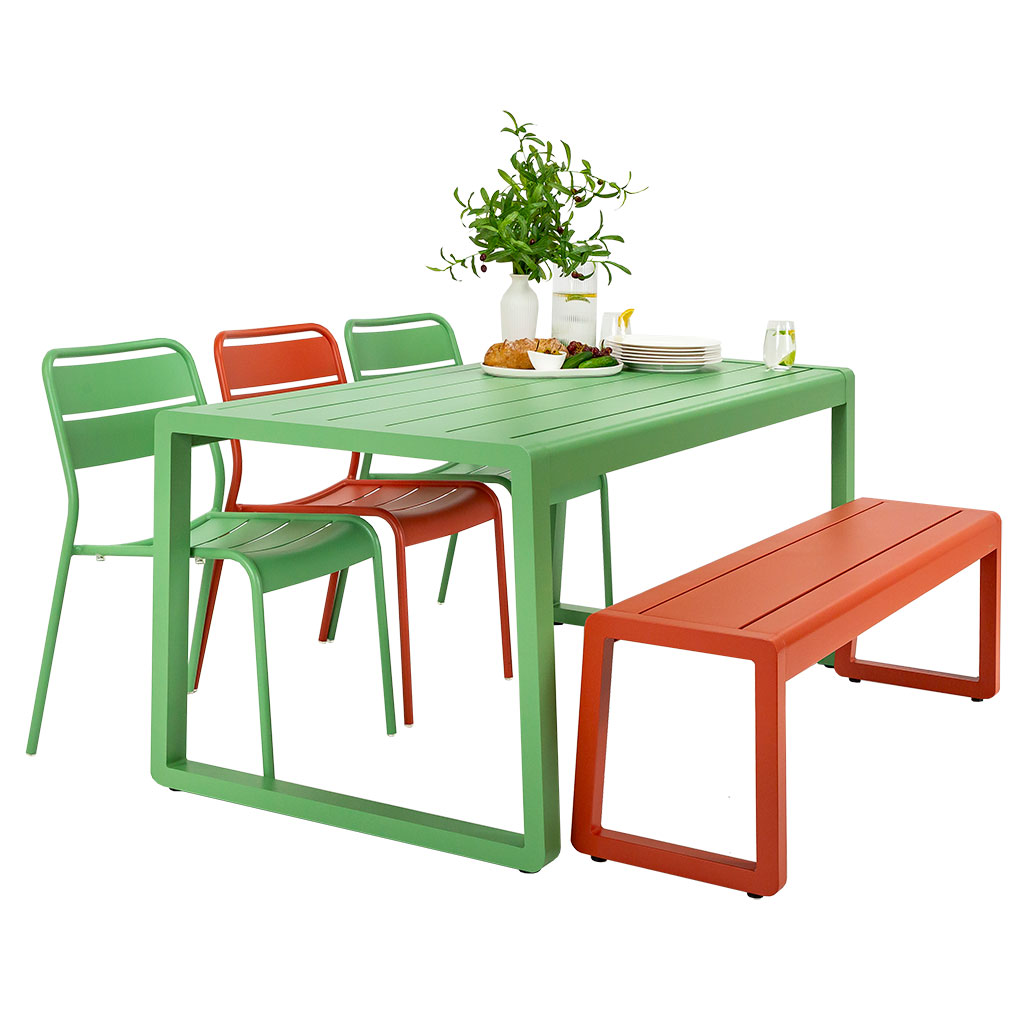 LunaDin-green-Benchwatermelon-nicechairs