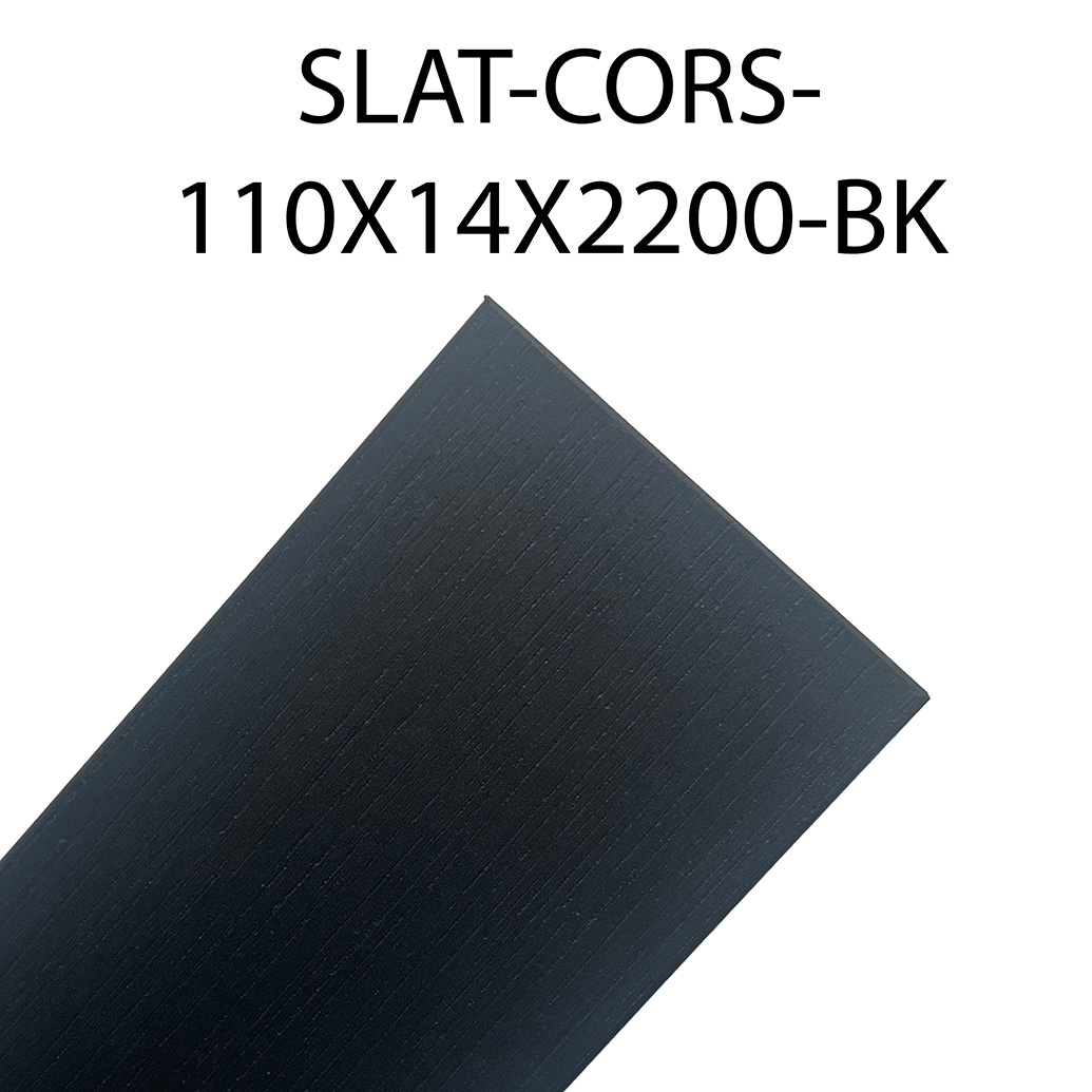 SLAT-CORS-110X14X2200-BK