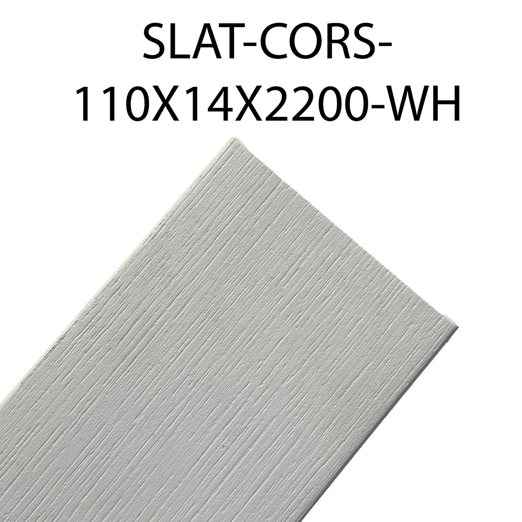 SLAT-CORS-110X14X2200-WH