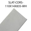 SLAT-CORS-110X14X835-WH